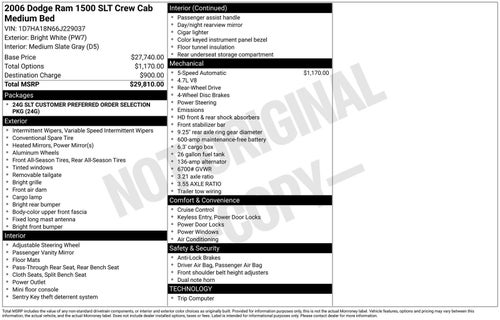 2006 Dodge Ram 1500 SLT
