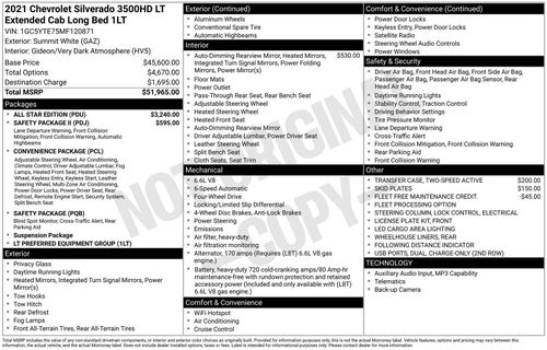2021 Chevrolet Silverado 3500 HD LT
