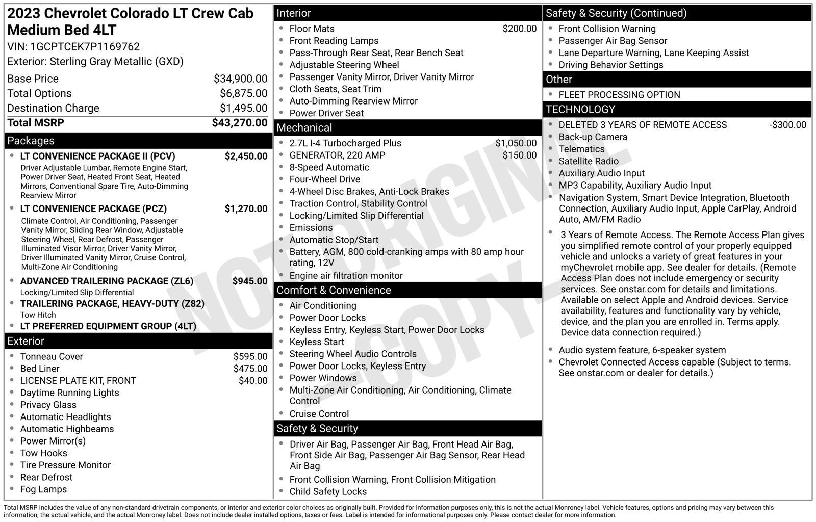 2023 Chevrolet Colorado 4WD LT