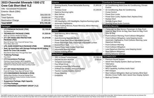 2023 Chevrolet Silverado 1500 LTZ