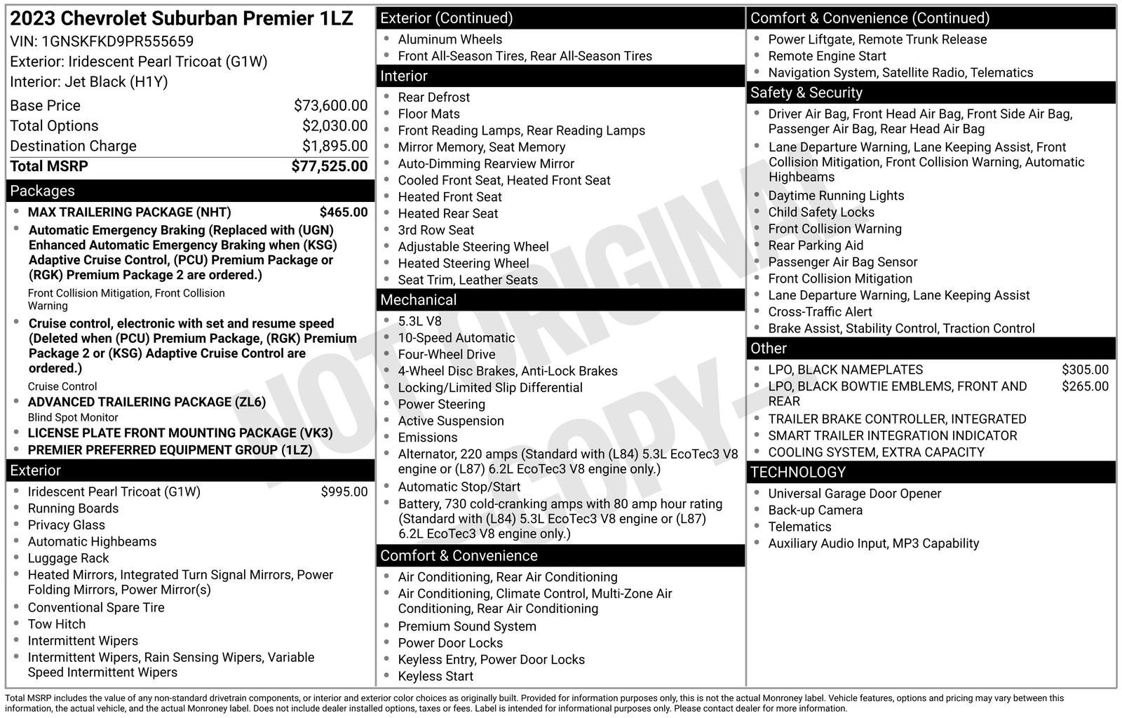 2023 Chevrolet Suburban Premier