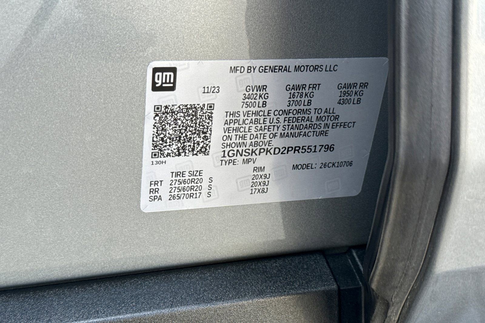 2023 Chevrolet Tahoe Z71