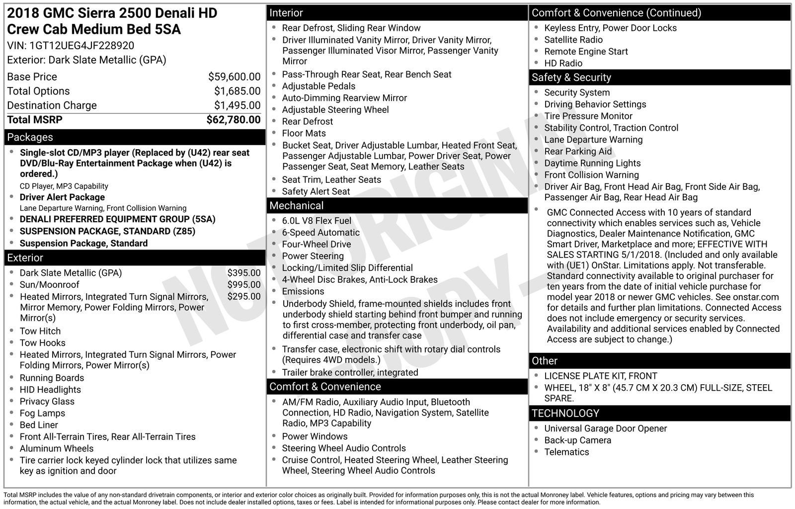 2018 GMC Sierra 2500 HD Denali