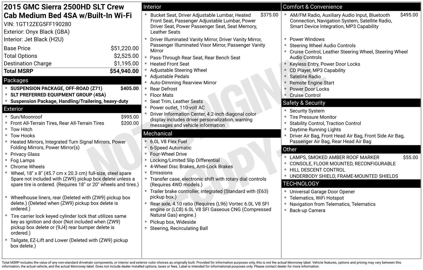 2015 GMC Sierra 2500 HD SLT