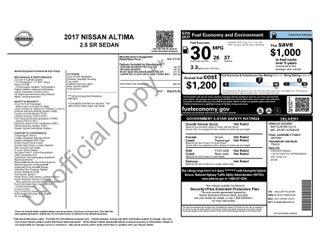 2017 Nissan Altima 2.5 SR