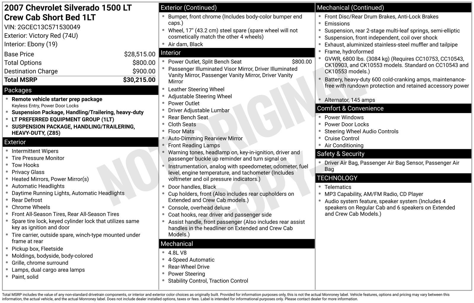 2007 Chevrolet Silverado 1500 LT w/1LT