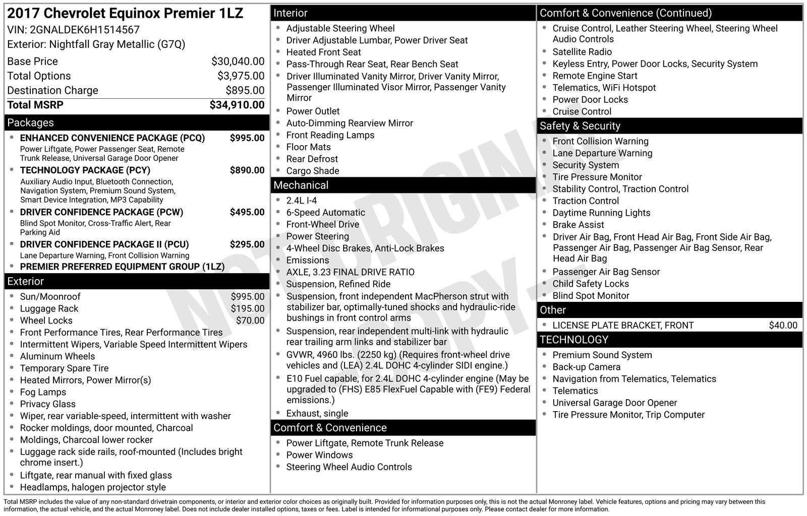 2017 Chevrolet Equinox Premier