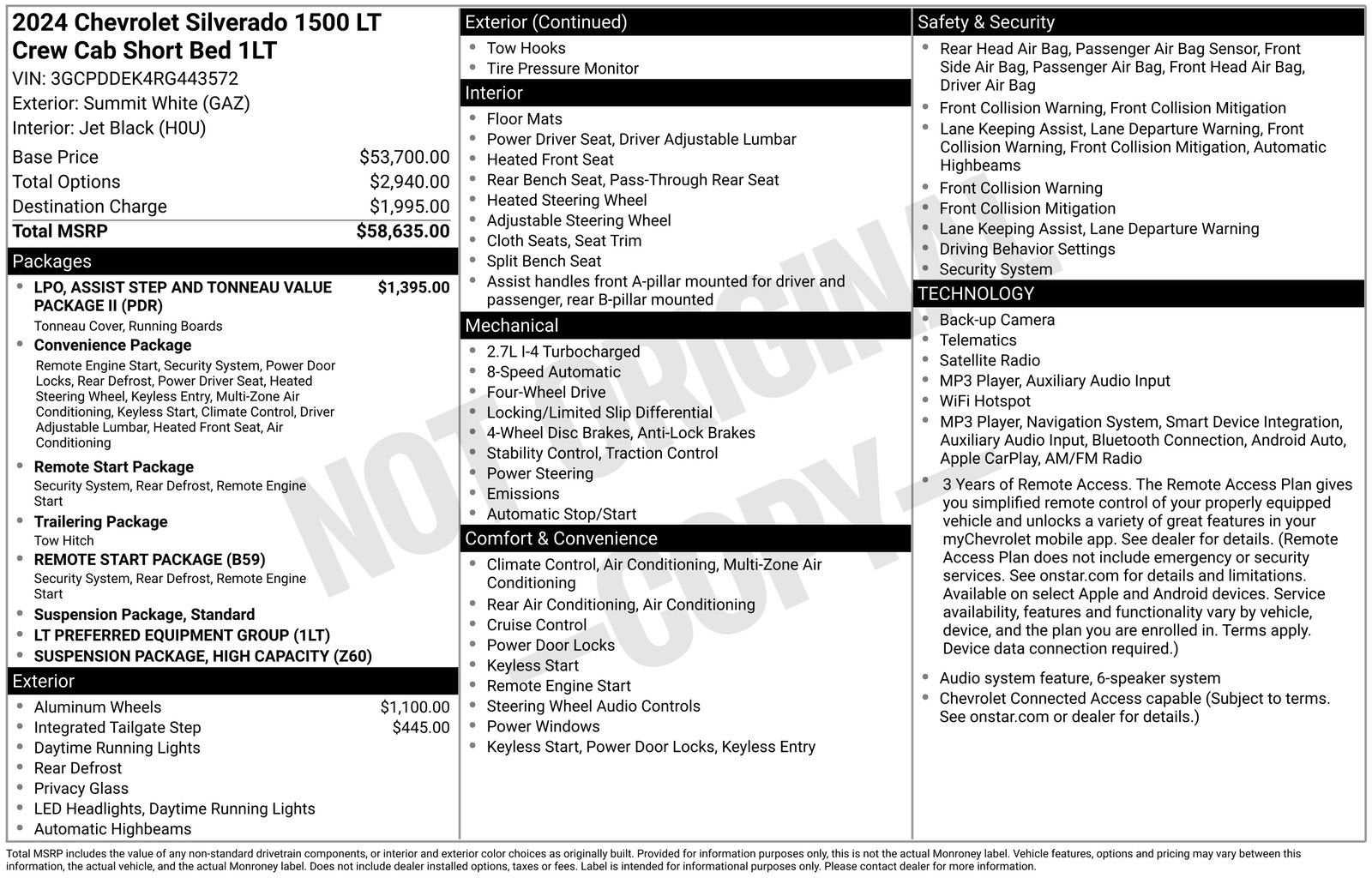 2024 Chevrolet Silverado 1500 LT
