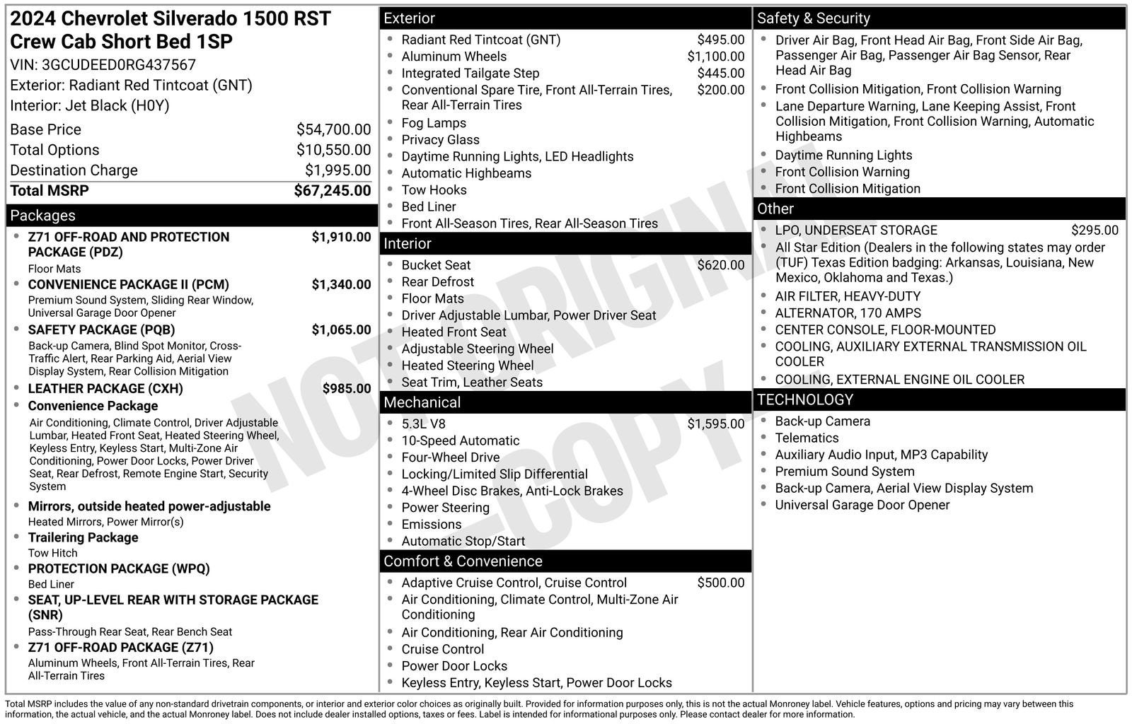 2024 Chevrolet Silverado 1500 RST