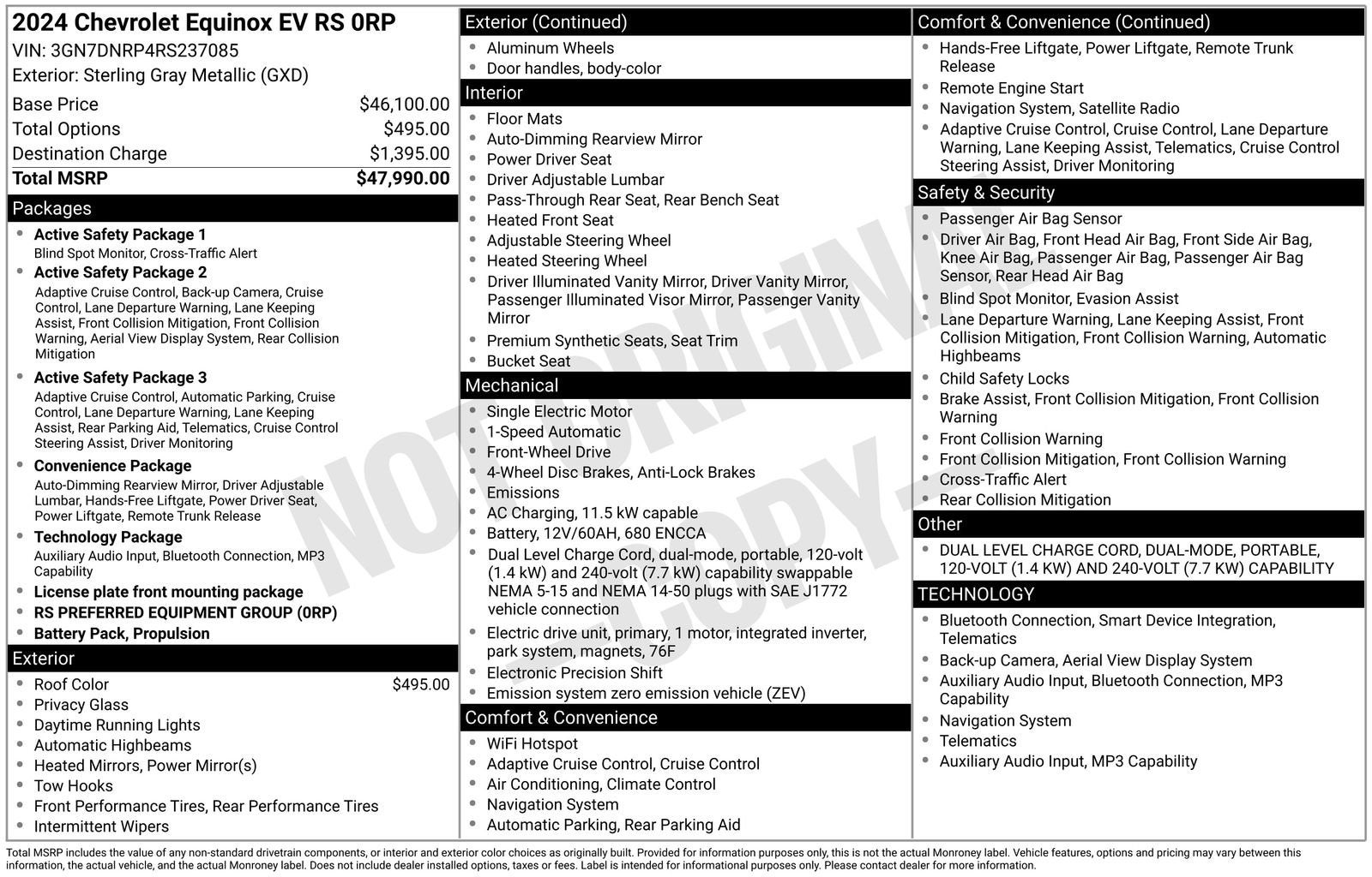 2024 Chevrolet Equinox EV RS
