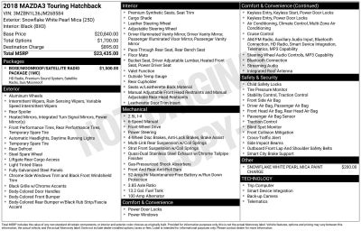 2018 Mazda Mazda3 5-Door Touring