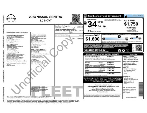 2024 Nissan Sentra S