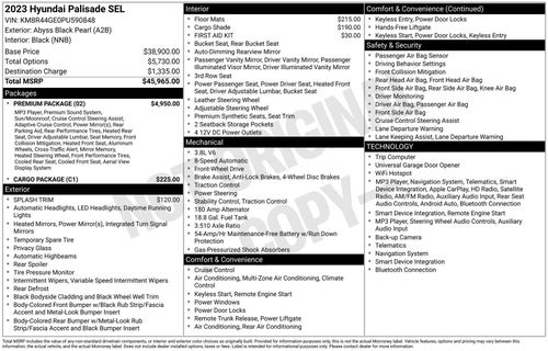 2023 Hyundai Palisade SEL