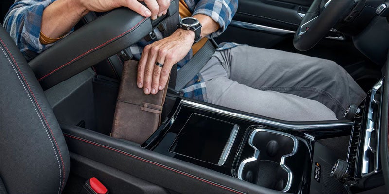 An interior photo of a 2026 Chevy Traverse