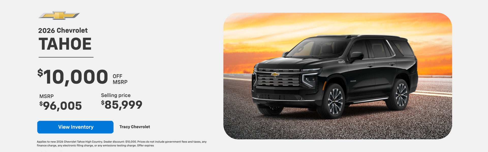 2026 Chevrolet Tahoe
