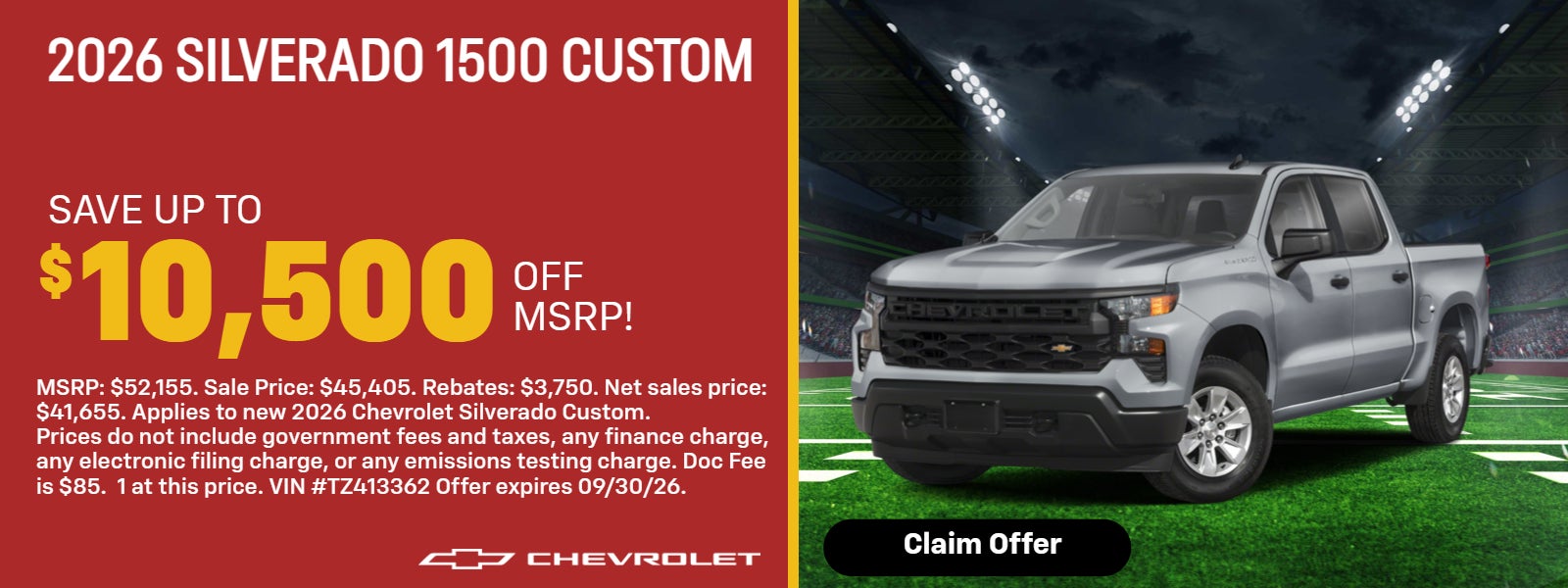 Gray Silverado on offer