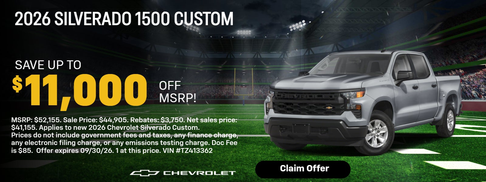 Gray Silverado on offer