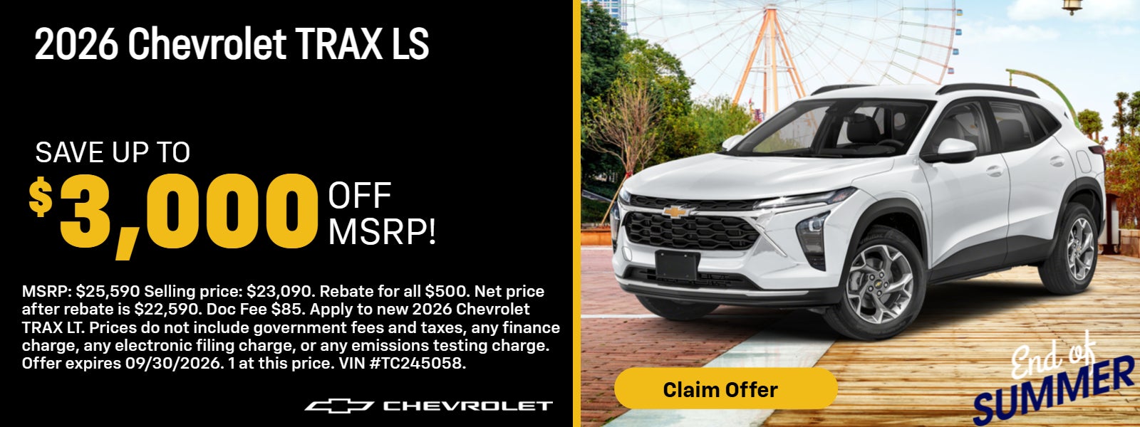 2026 Chevy Trax