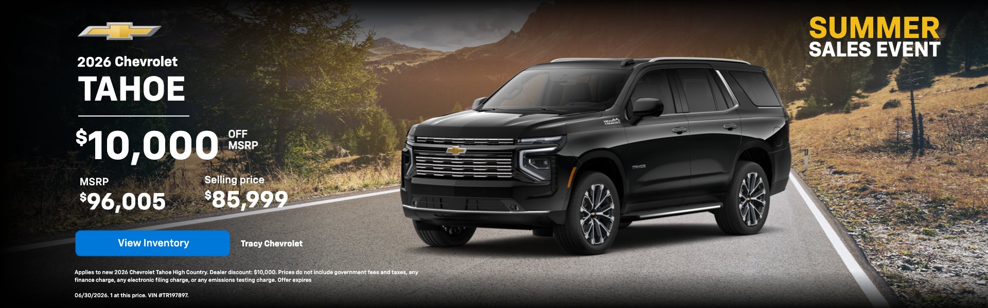 2026 Chevrolet Tahoe