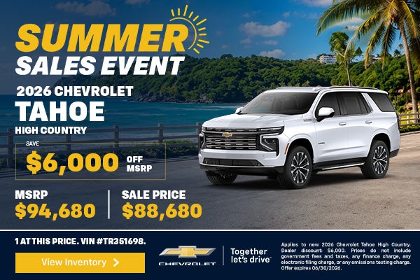 2026 Tahoe