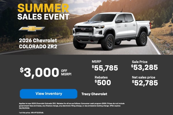 COLORADO ZR2 $3,000 OFF MSRP!