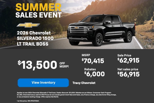 SILVERADO 1500 LT TRAIL BOSS $13,500 OFF MSRP!
