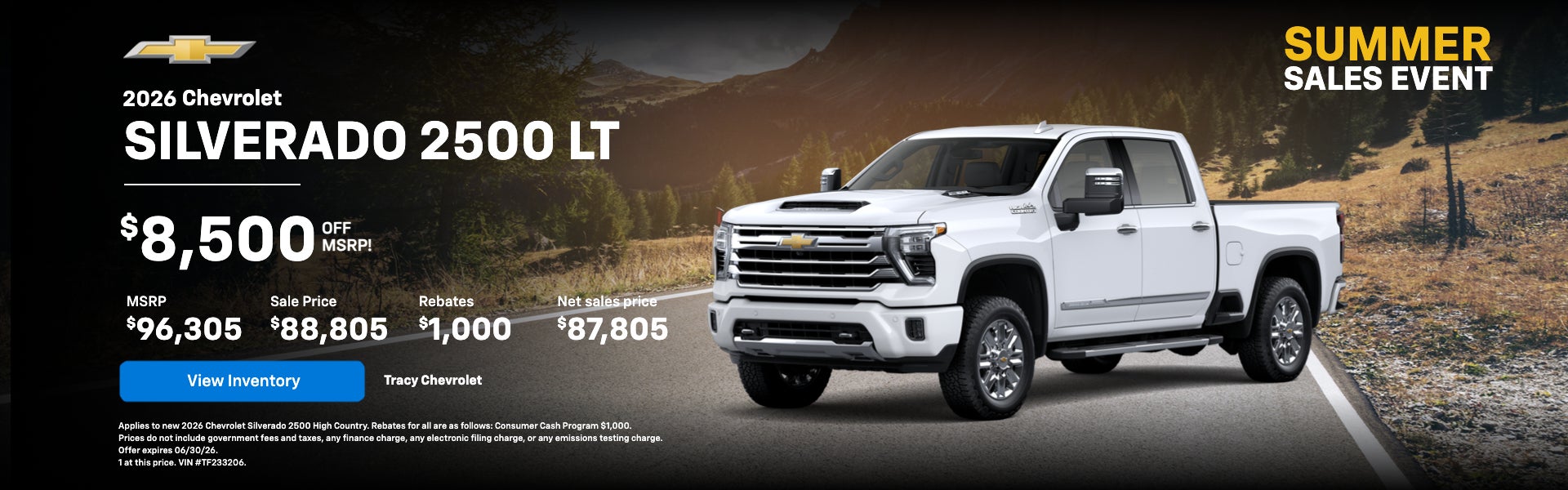 SILVERADO 2500 SILVERADO 2500 LT $8,500 OFF MSRP!