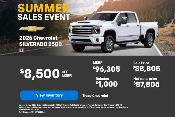 SILVERADO 2500 LT $8,500 OFF MSRP!
