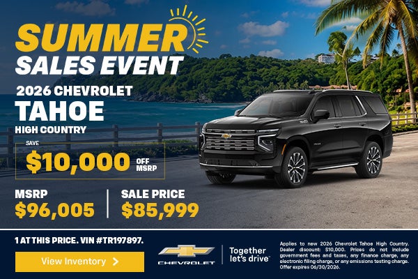 2026 Chevrolet Tahoe