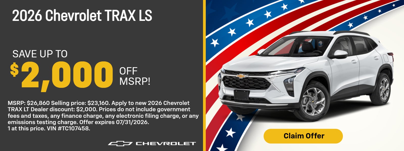 2026 Chevy Trax