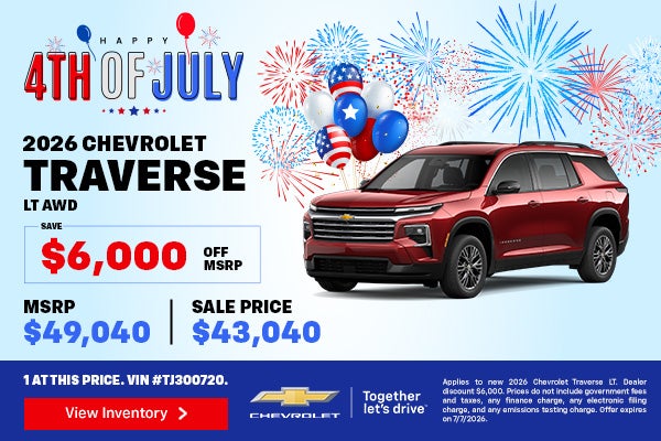 2026 Chevy Traverse